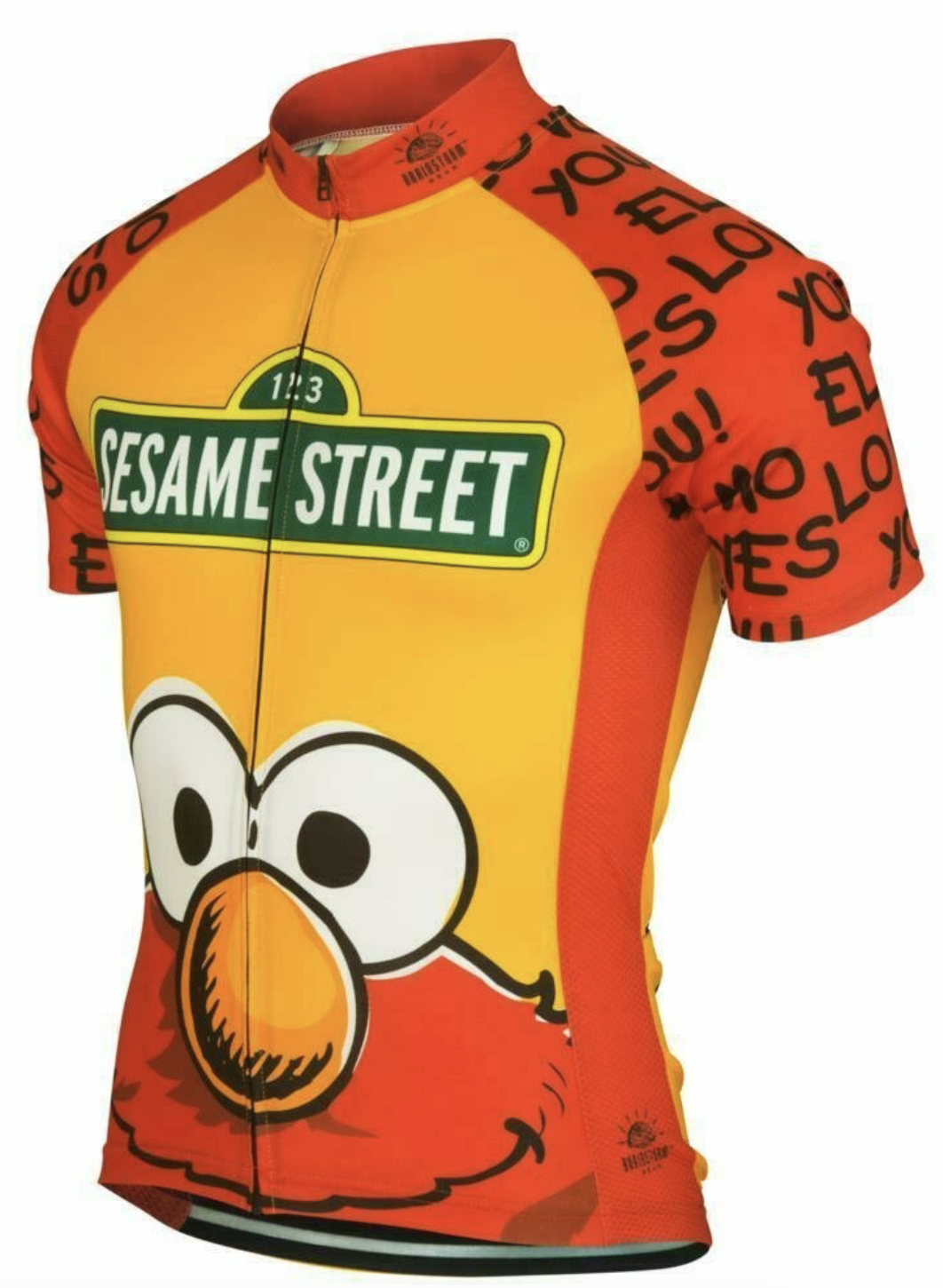 Red Muppet shirt & Sesame Street jersey